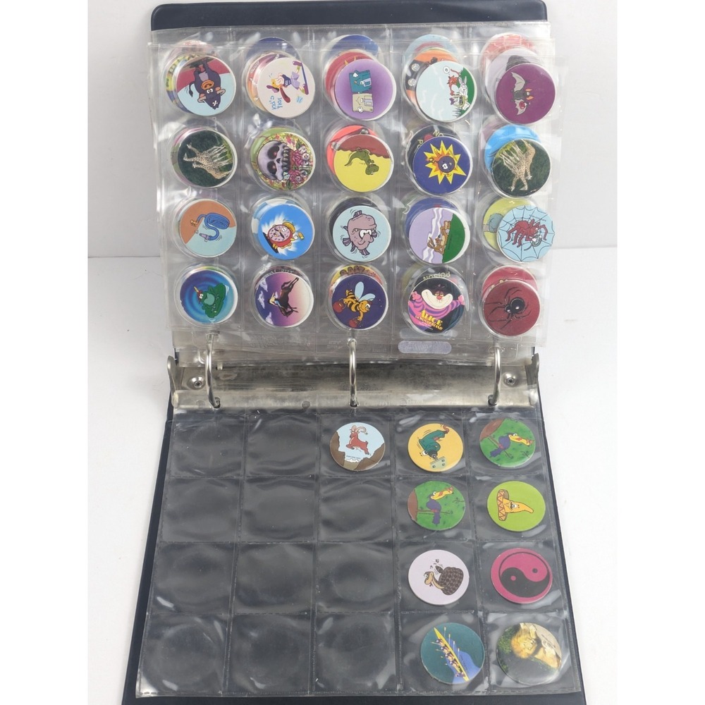 POG LOT 449 POGS, 11 SLAMMERS, Pog Sheets VINTAGE BOTTLECAPS